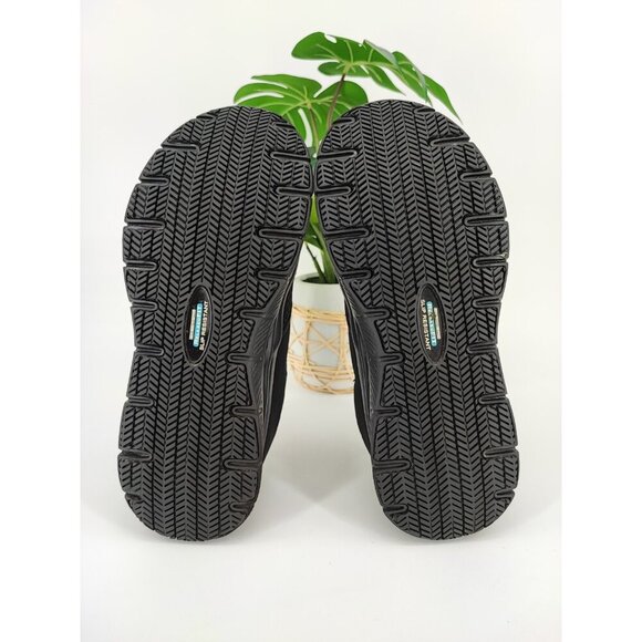 Skechers Men Flex Advantage Mcallen Black Slip Resistant Working Shoes Size 9 US - Picture 7 of 8